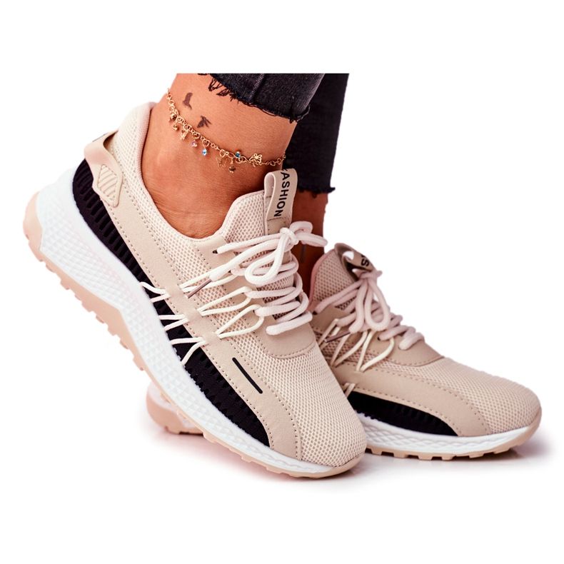 BUGO Naisten urheilukengät Beige Pamela