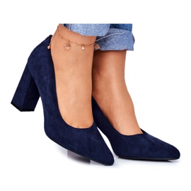 Naisten Avokkaat kantapäässä Sergio Leone Navy Blue PB216 tummansininen