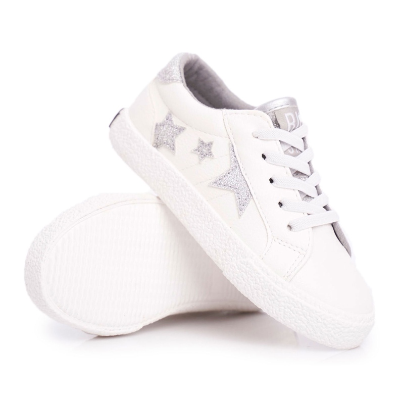 Lasten lenkkarit Lasten Big Star Slip-on White FF374034 valkoinen valkoinen