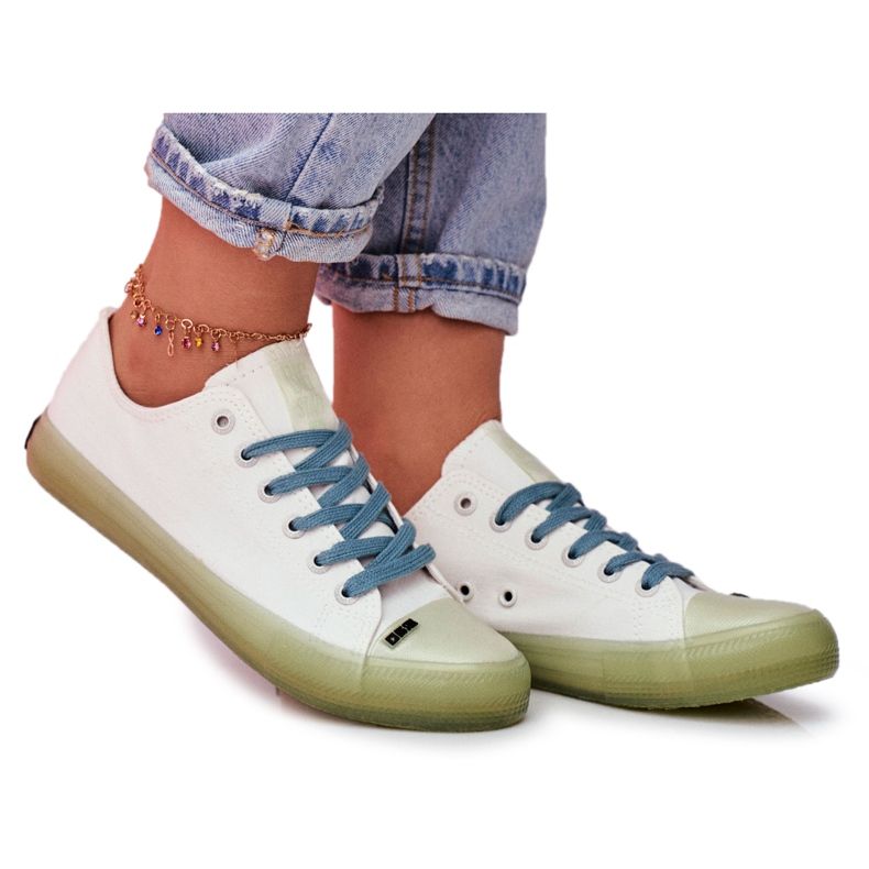 Naisten lenkkarit Big Star White FF274256 valkoinen