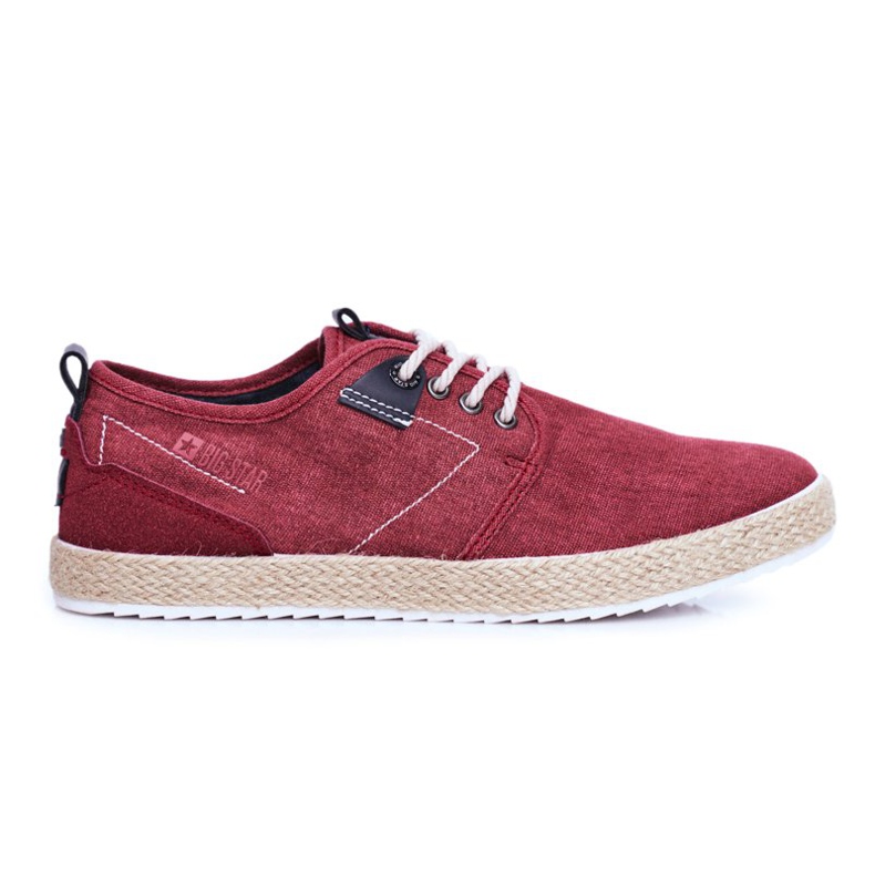Miesten lenkkarit Big Star Espadrilles Red FF174151 punainen