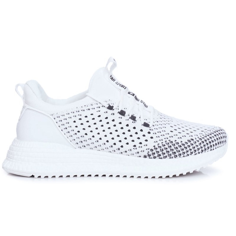 Miesten urheilukengät Big Star White FF174242 valkoinen