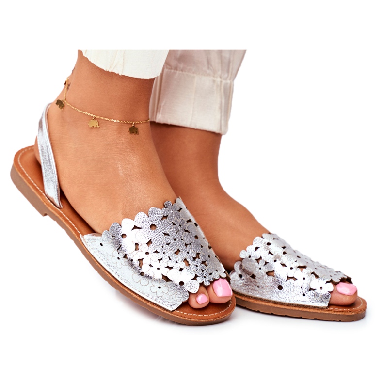 EVE Naisten hopea I Like Summer Slip-On-sandaalit