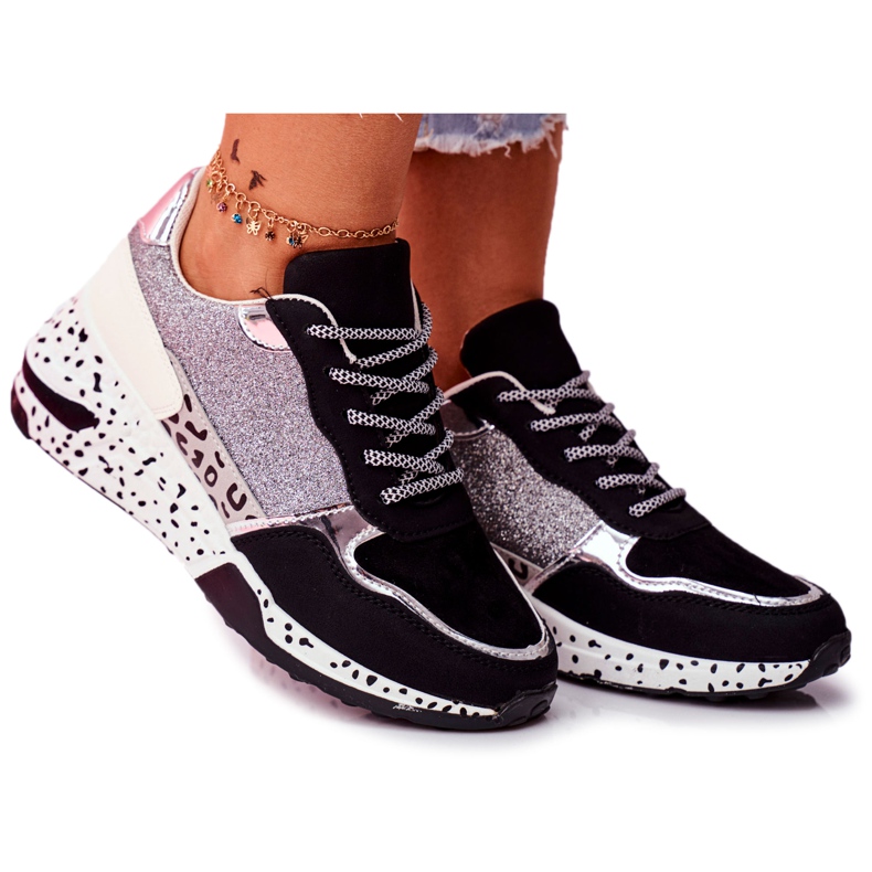 Naisten urheilukengät Paksu Pohja Musta Nokien