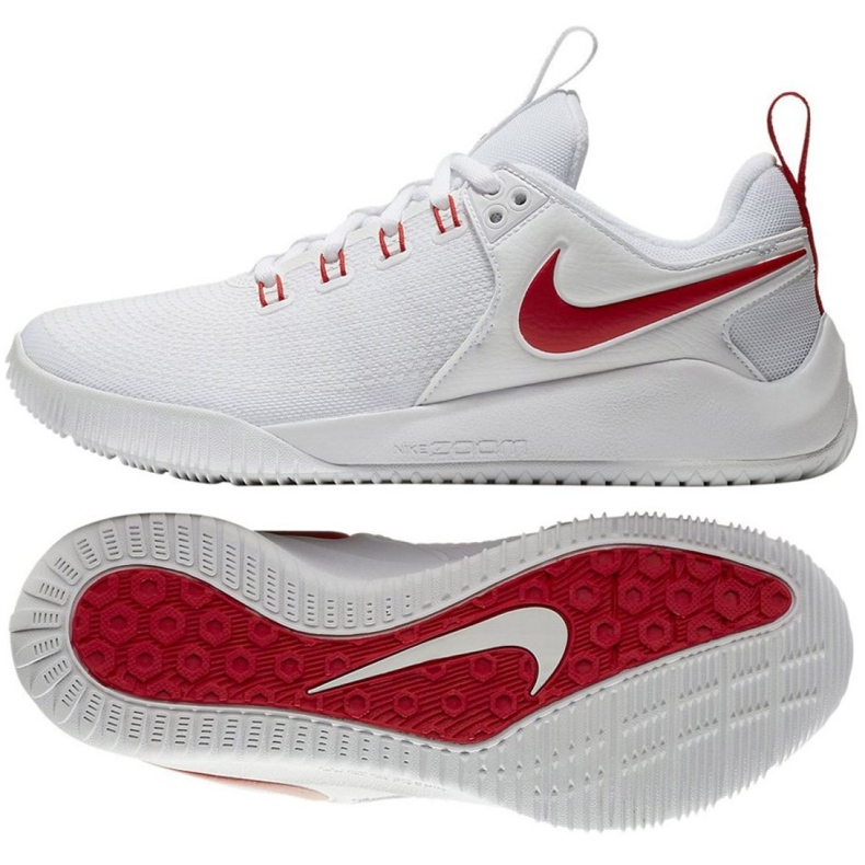Nike Air Zoom Hyperace 2 M AR5281-106 lentopallokengät , valkoinen valkoinen