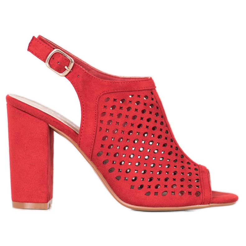 Weide Avoimet sandaalit baarissa punainen