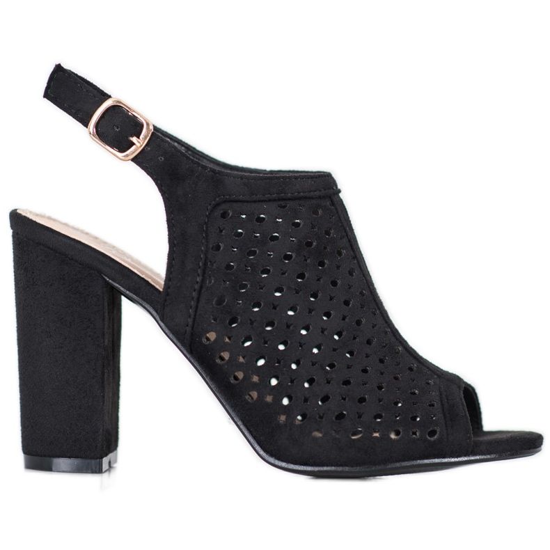 Weide Avoimet sandaalit baarissa musta