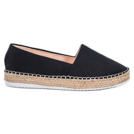 Small Swan Tekstiiliset espadrillit musta