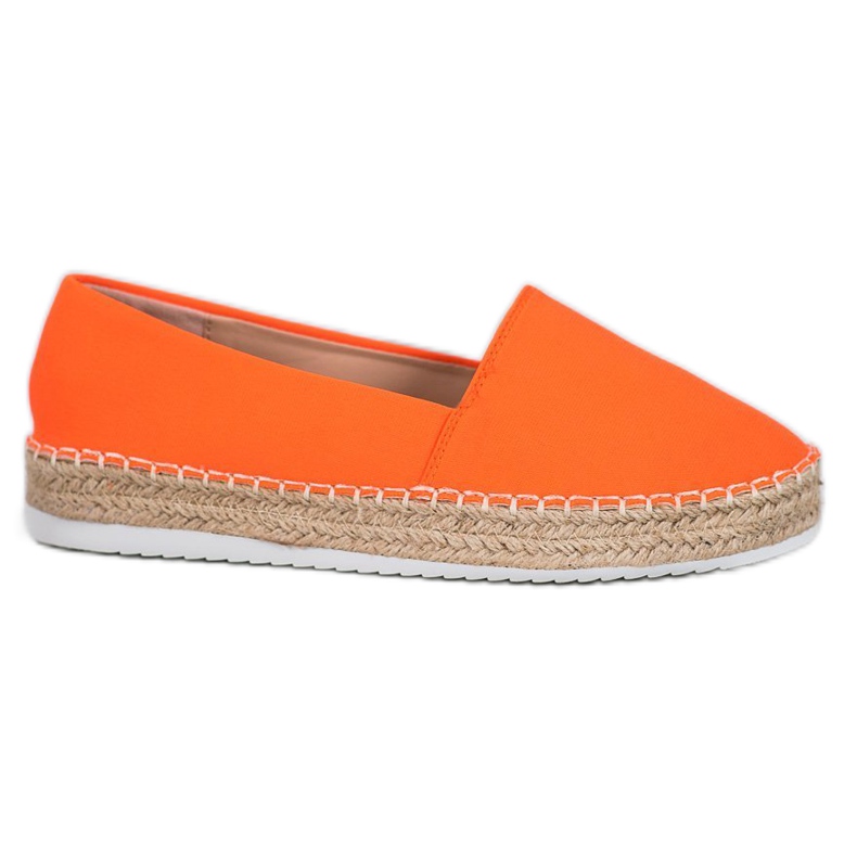 Small Swan Tekstiiliset espadrillit oranssi