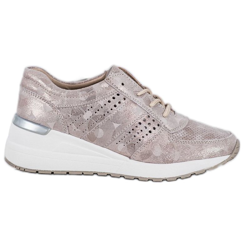 Filippo Nahka Wedge lenkkarit keltainen