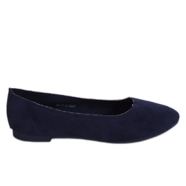 Pehmeät tummansiniset ballerinat naisille NK17P Navy tummansininen