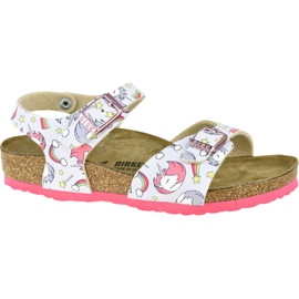 Birkenstock Rio Plain Bfdd Kids 1015620 sandaalit vaaleanpunainen