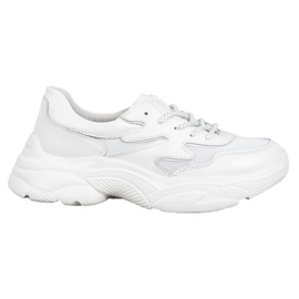 Filippo Nahka valkoiset lenkkarit valkoinen