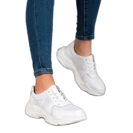 Filippo Klassiset nahkaiset lenkkarit valkoinen