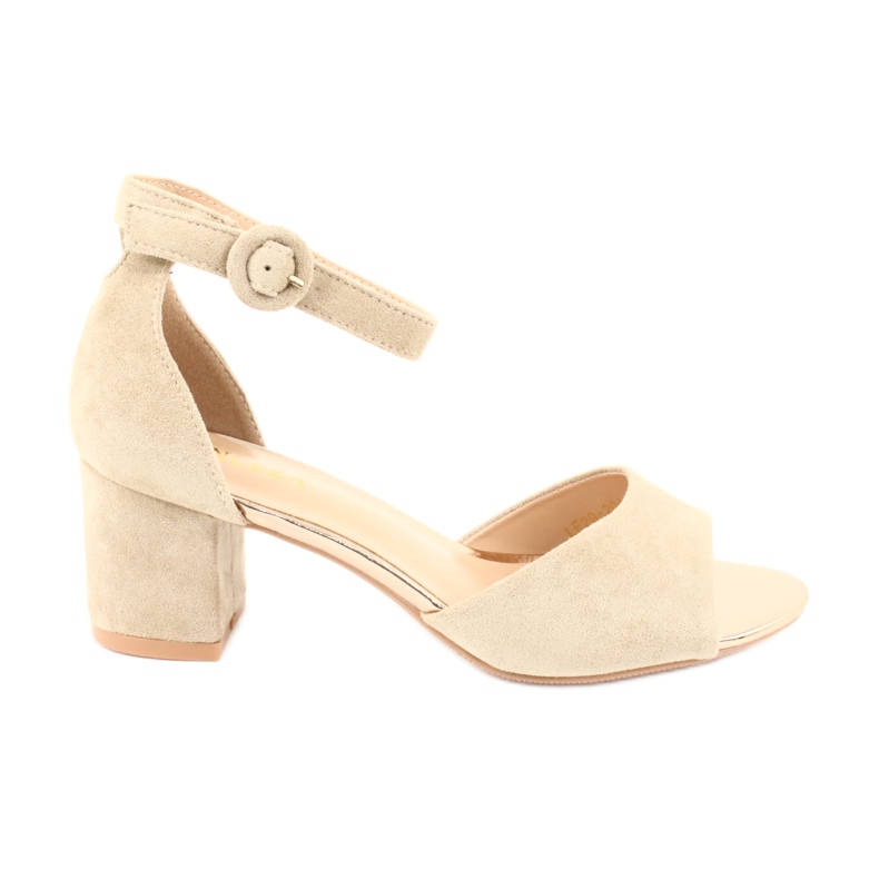 Rento sandaalit korkokenkällä VINCEZA ruskea