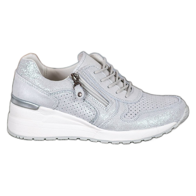 Filippo Hopeiset lenkkarit glitterillä harmaa