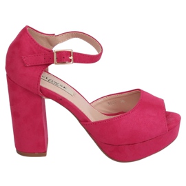 Fuchsia 9R56 Peach heel -sandaalit vaaleanpunainen