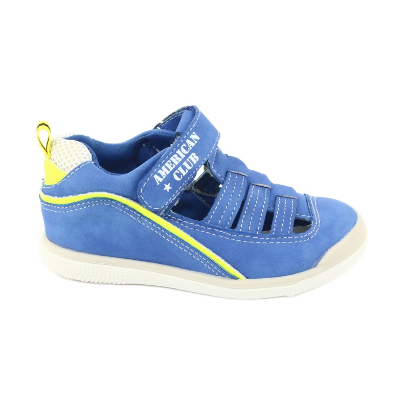 American Club Pojat sandaalit nahkainen insertti GC12/20 sininen