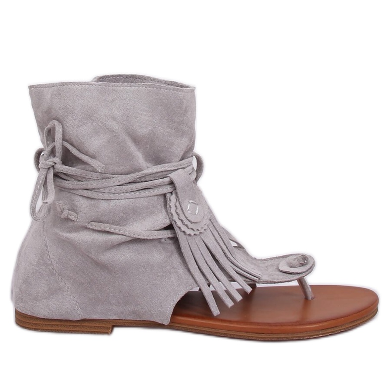 Harmaat varvastossut, joiden päällinen SL1010P Harmaa