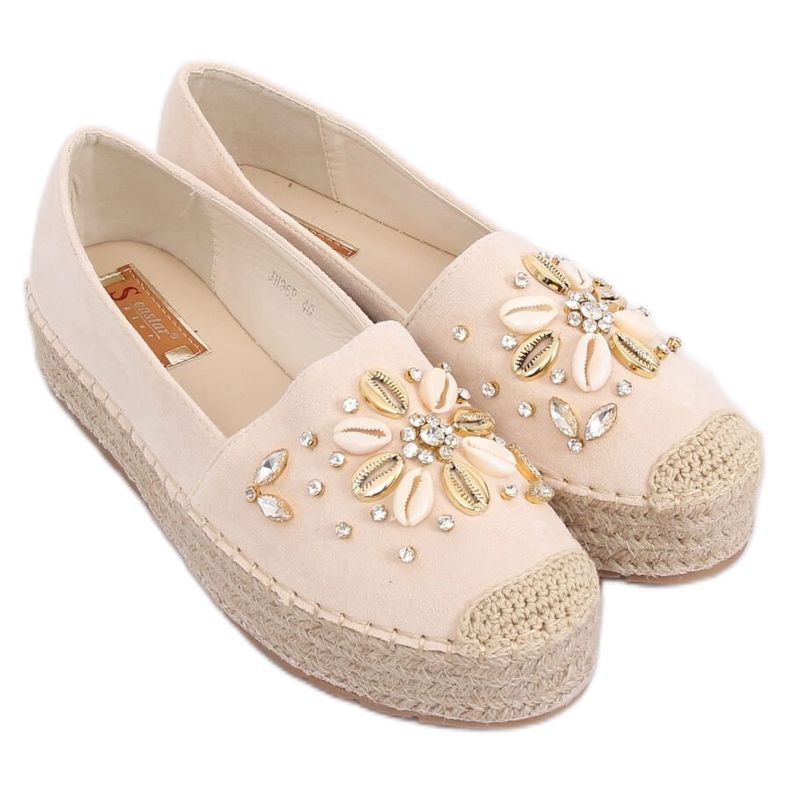 Beige espadrillit naisille JH96P Beige II Quality