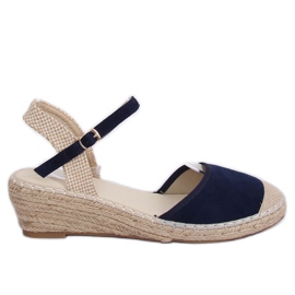 Espadrillit kiilassa navy blue LLI-3M85 Blue Ii Quality tummansininen