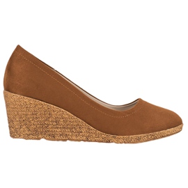 Goodin Mokkanahkaiset kiilapumput ruskea