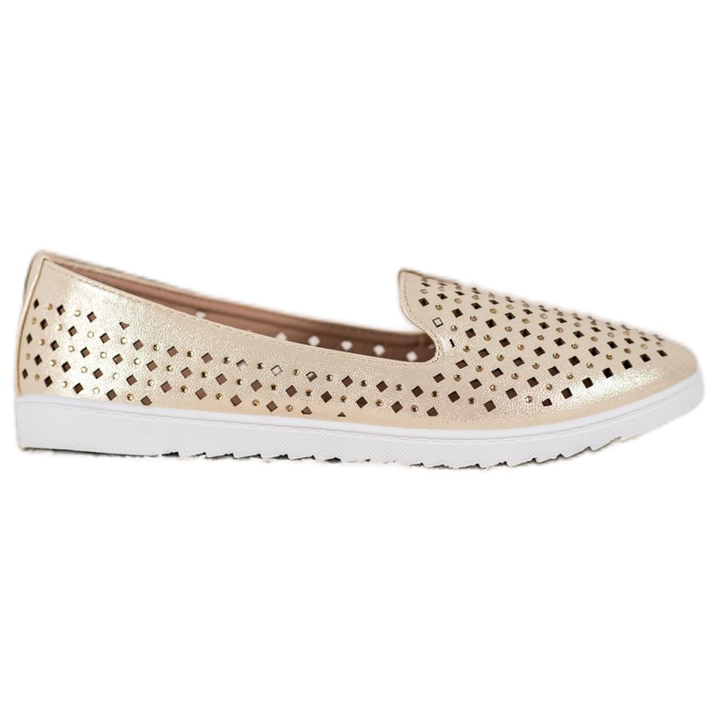 Renda Tyylikkäät herrat kristallien kanssa keltainen