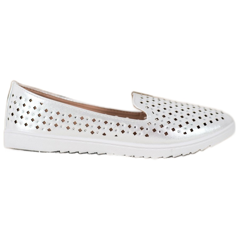 Renda Tyylikkäät herrat kristallien kanssa harmaa