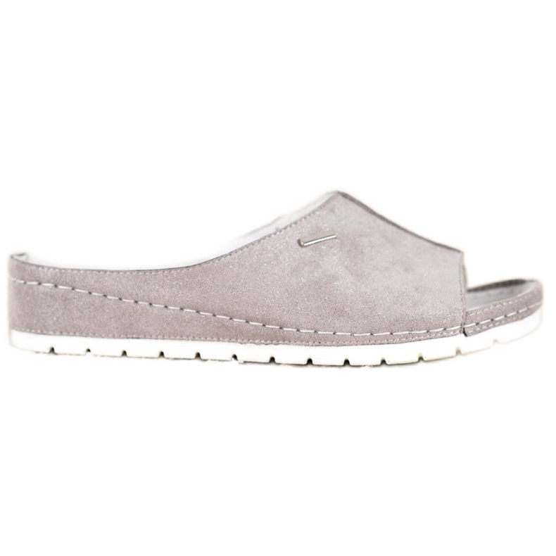 Mukavat VINCEZA -glitteritossut harmaa