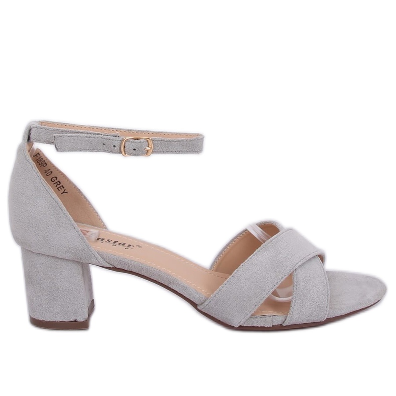 Harmaat korkokengät F189P Harmaa