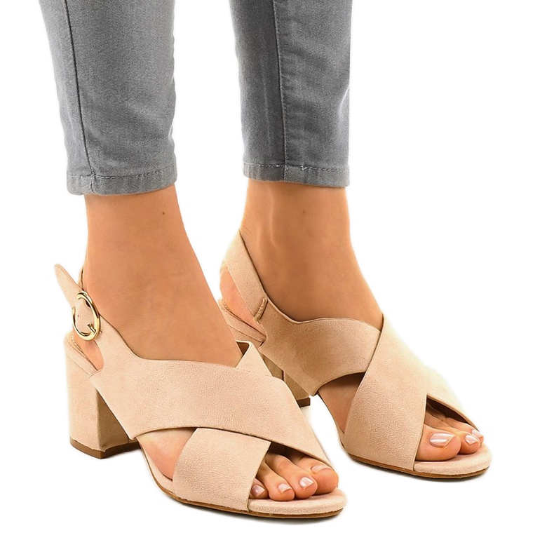 Beige korkokengät A305 mokka