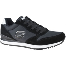 Skechers Sunlite-Waltan M 52384-BLK Kengät musta sininen