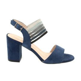 Sandaalit Sergio Leone SK867: n postissa laivastonsininen