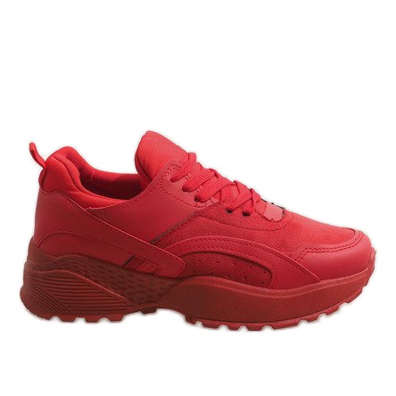 Punaiset muodikkaat urheilukengät A88-18 punainen