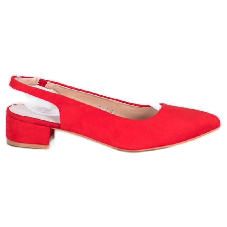 Goodin Avokkaat korotetut pumput punainen