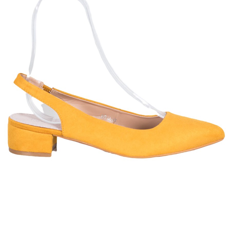 Goodin Avokkaat korotetut pumput keltainen