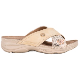 Tossut VINCEZA -alustalla beige