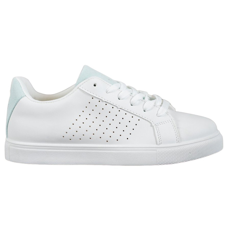 SHELOVET Valkoiset kengät, joissa mokkanahkat valkoinen