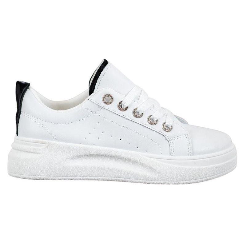 SHELOVET Muodikkaat lenkkarit lavalla valkoinen