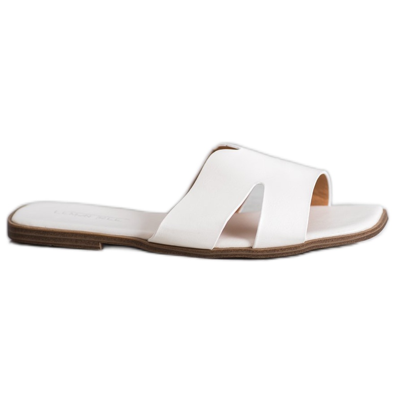 SHELOVET Klassiset Eco -nahkatossut valkoinen