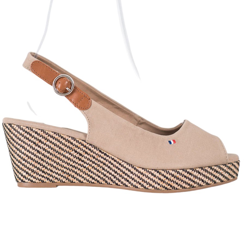 SHELOVET Klassiset Wedge -sandaalit beige