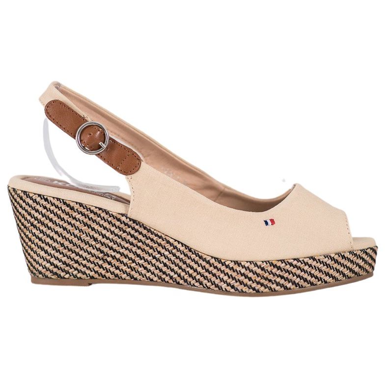 SHELOVET Klassiset Wedge -sandaalit ruskea