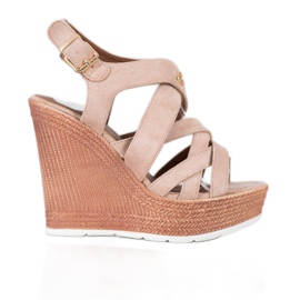 Comer Muoti Wedge Sandaalit beige