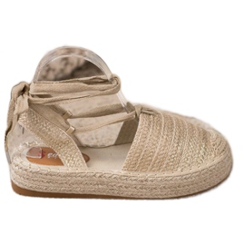 Seastar Sidotut Espadrilles -sandaalit kultainen Seastar Sidotut Espadrilles -sandaalit kultainen