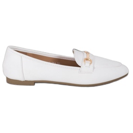 Nio Nio Tyylikkäät Loaferit Eco -nahkaa valkoinen