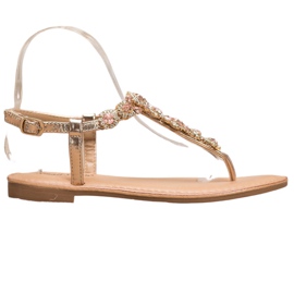 Small Swan Varvassandaalit, joissa kuutiometriä keltainen Small Swan Varvassandaalit, joissa kuutiometriä keltainen