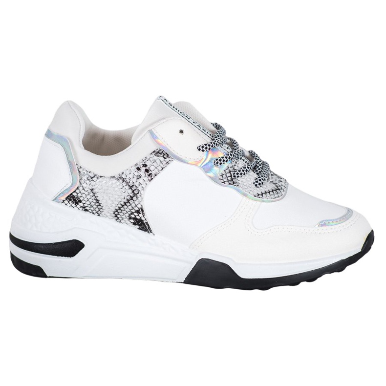 SHELOVET Snake Print Tennarit valkoinen monivärinen