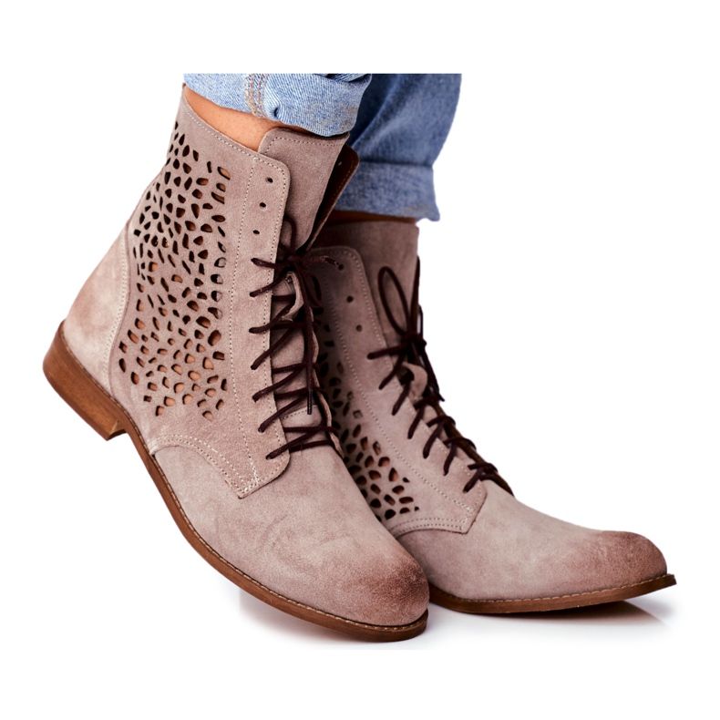 Nicole Naisten Cappucino Meridan -saappaat beige