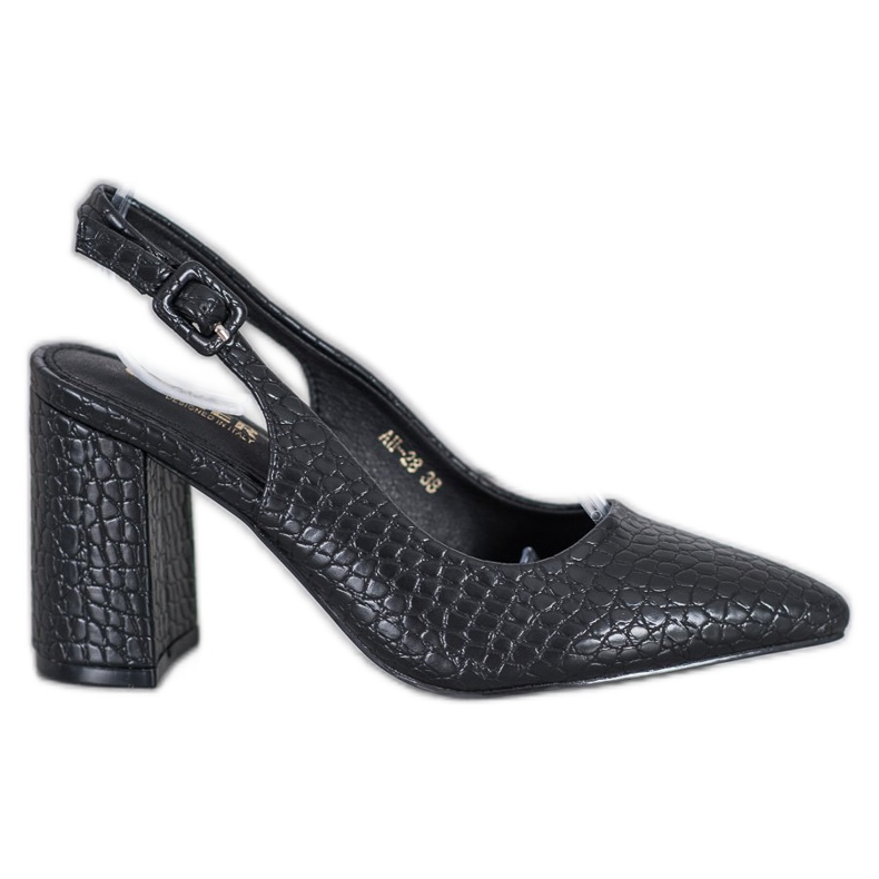 Comer Klassiset avokkaat avokkaat musta