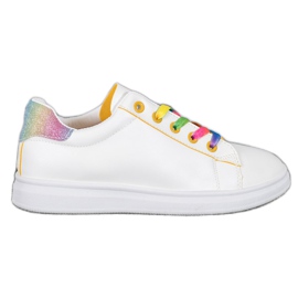 SHELOVET Muodikkaat urheilukengät valkoinen